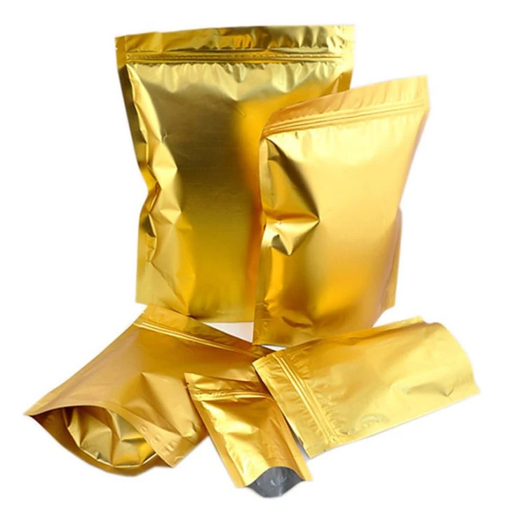 Zipper Stand Up Bags Tea Foil