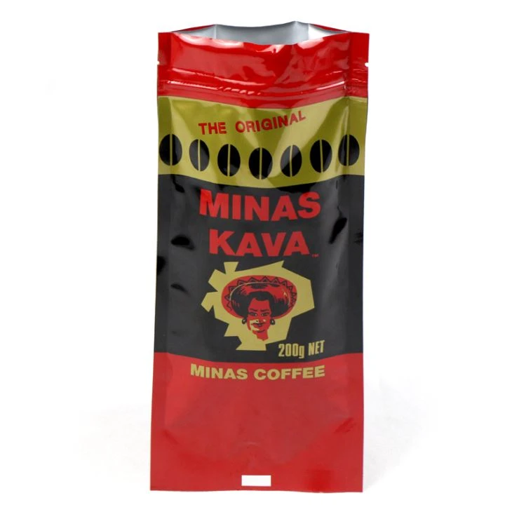 Poket zip Kerajang beg kopi