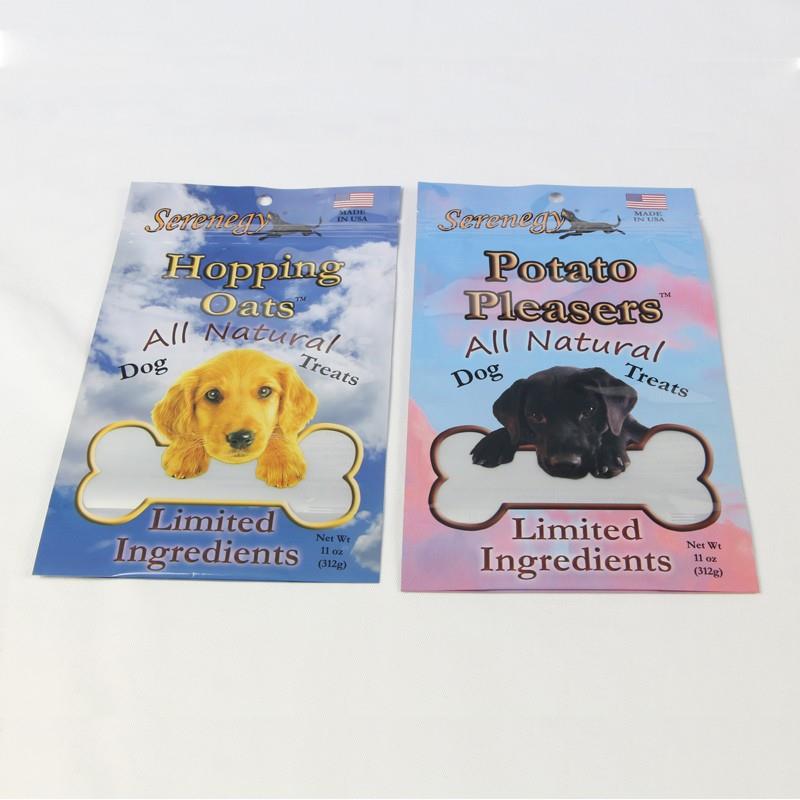 Beg Pembungkusan Makanan Binatang Dengan Beg Makanan Anjing Zipper Pet Food Packaging Bag With Zipper Dog Food Bags