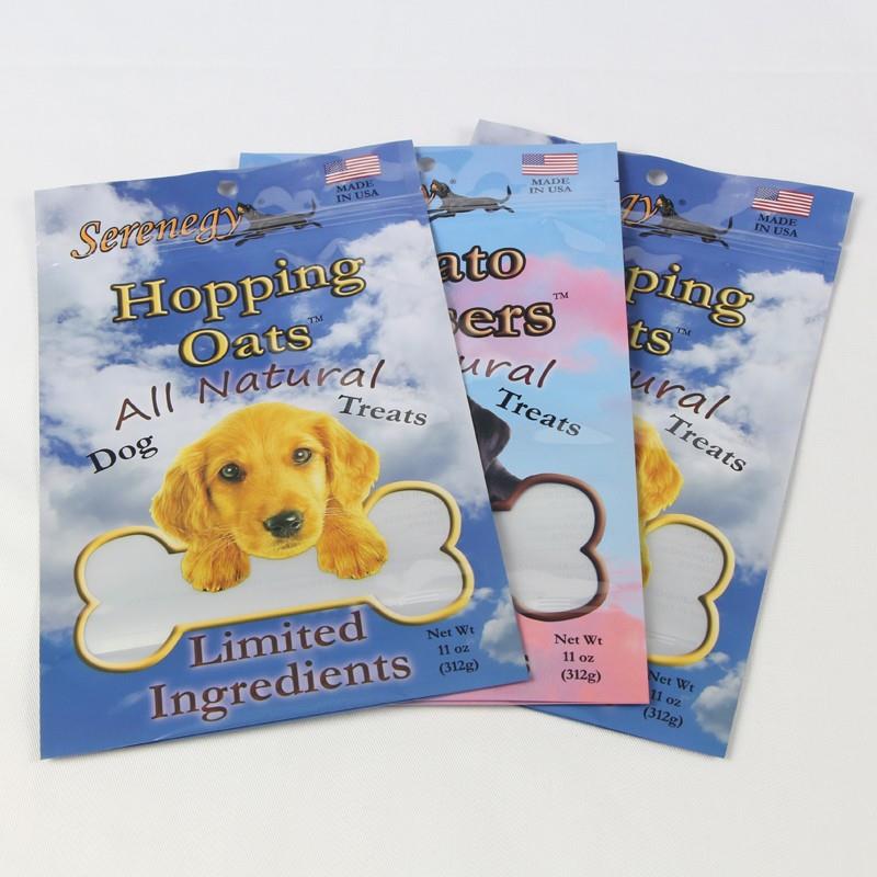 Beg Pembungkusan Makanan Binatang Dengan Beg Makanan Anjing Zipper Pet Food Packaging Bag With Zipper Dog Food Bags