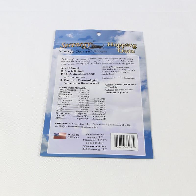 Beg Pembungkusan Makanan Binatang Dengan Beg Makanan Anjing Zipper Pet Food Packaging Bag With Zipper Dog Food Bags