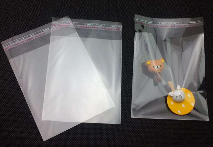 ketebalan tipis beg plastik OPP