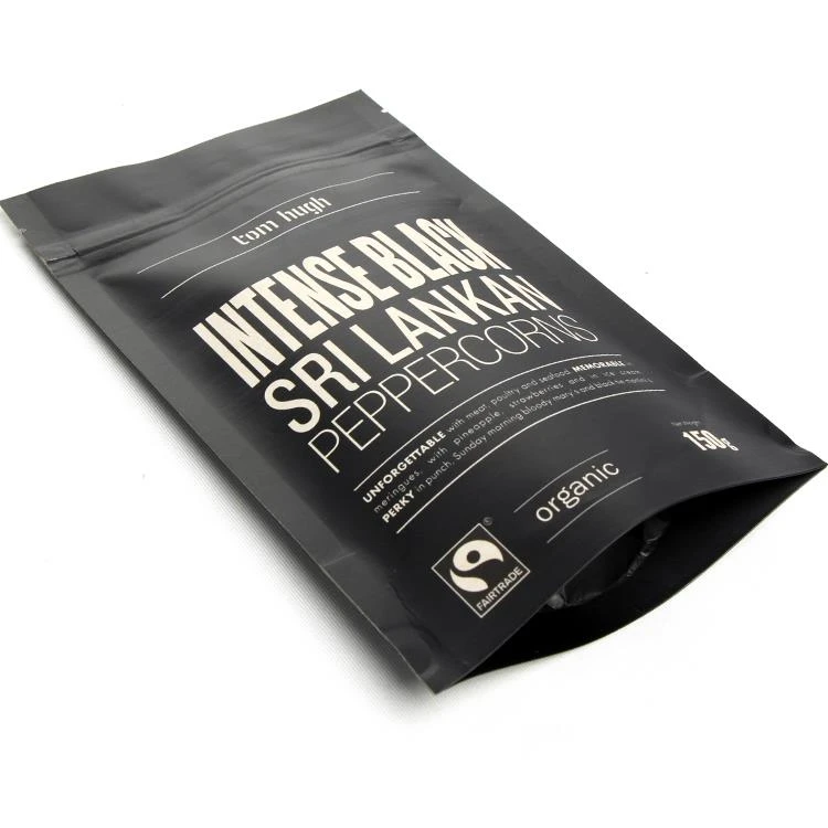 Kraft Paper + VMPET Berdiri Pouch Dengan zip Kraft Paper+VMPET Standing Up Pouch With zipper