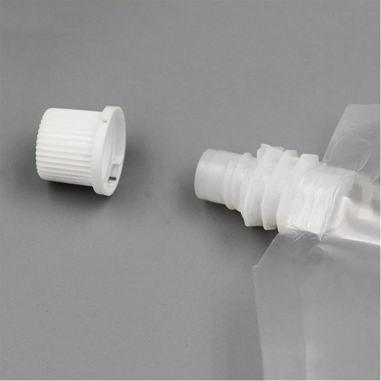 Kosongkan Berdiri Pouch Spout Dengan Zipper Clear Stand Up Spout Pouch With Zipper