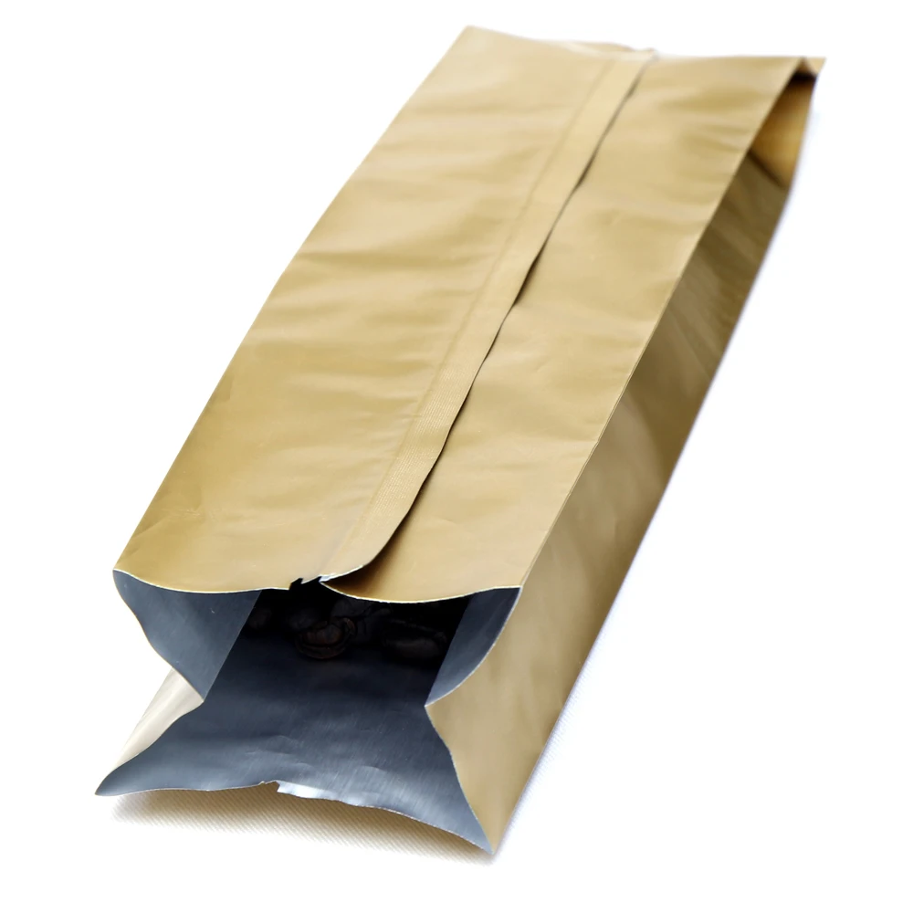 Factory Wholesale Side Gusset Foil Coffee Bag