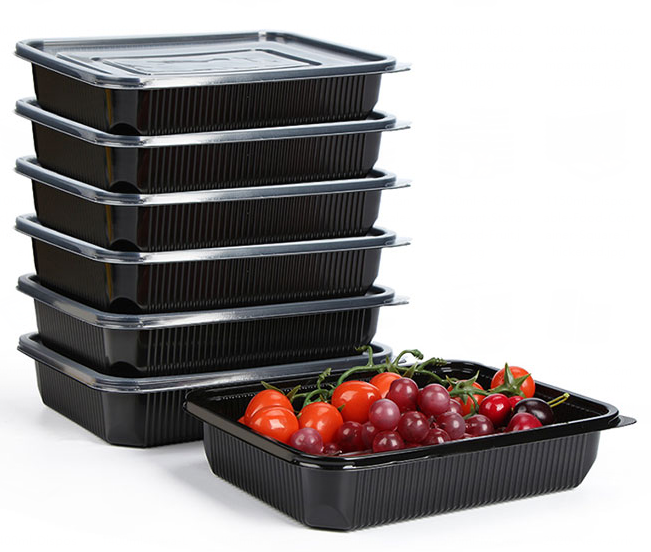 disposable plastic meal box