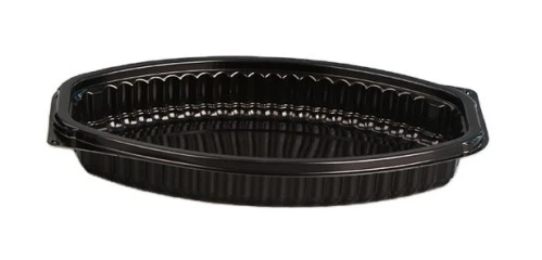 oval 3 oval single compartment meal prep container