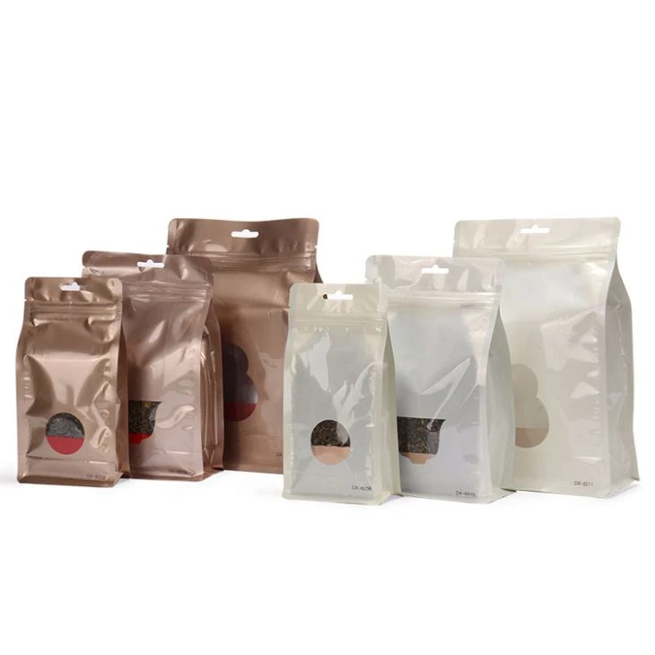 Plastik Bahagian Bawah Gusset Side Bottom Dengan Tetingkap