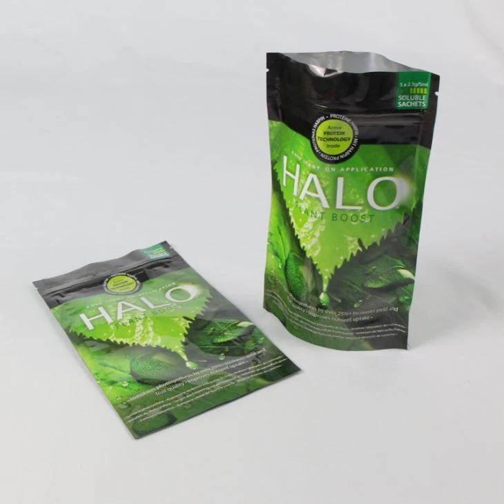 Pukal plastik kalis air Aluminium Foil Beg Zipper Stand Up China