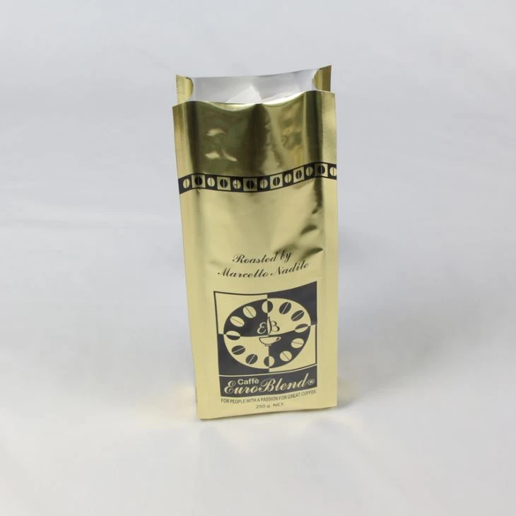 250g tiga sisi kedap adat percetakan aluminium Kerajang beg kopi