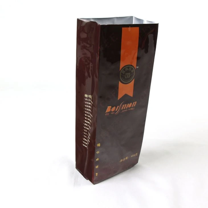 Makanan gred 4oz teh kopi kerajang aluminium borong beg