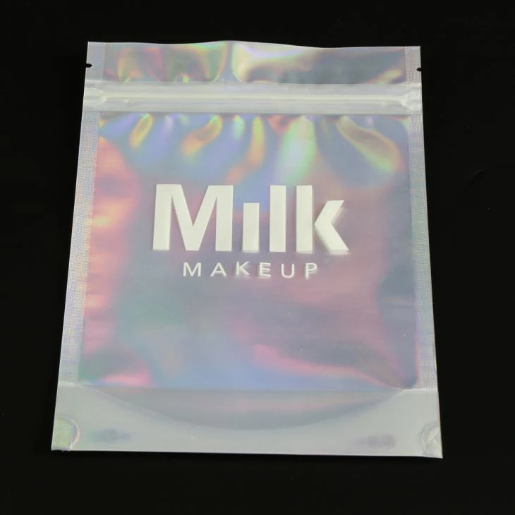Plastik Make Up Bags Dengan Jendela Jernih Dan Kunci Zip