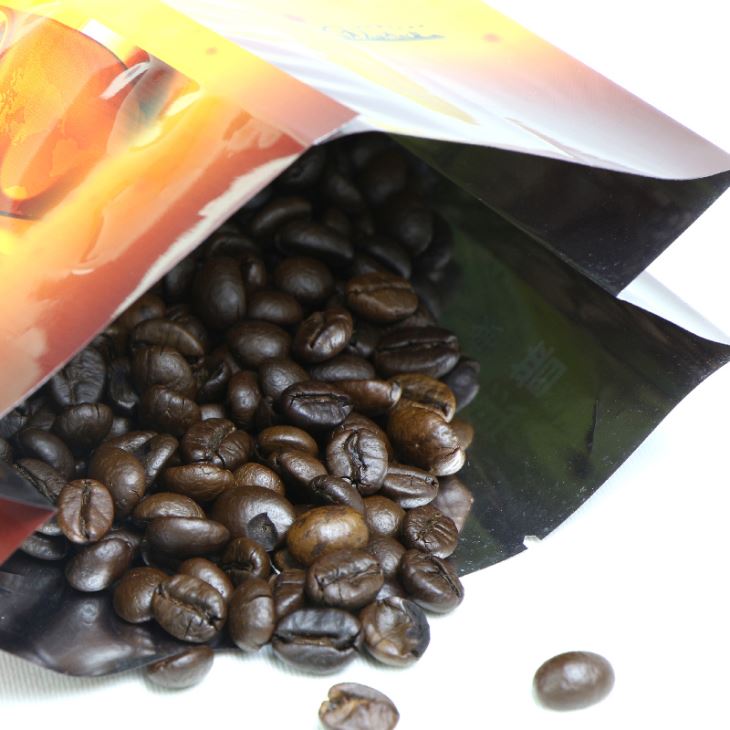 Sachets Logo Disesuaikan Berdiri Beg Kopi
