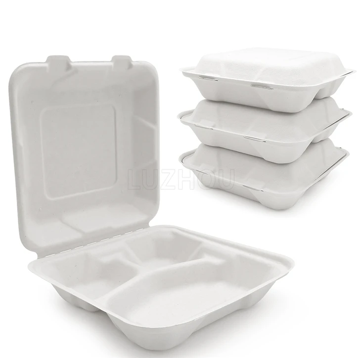 Bekas Bagasse Makanan Untuk Pergi
