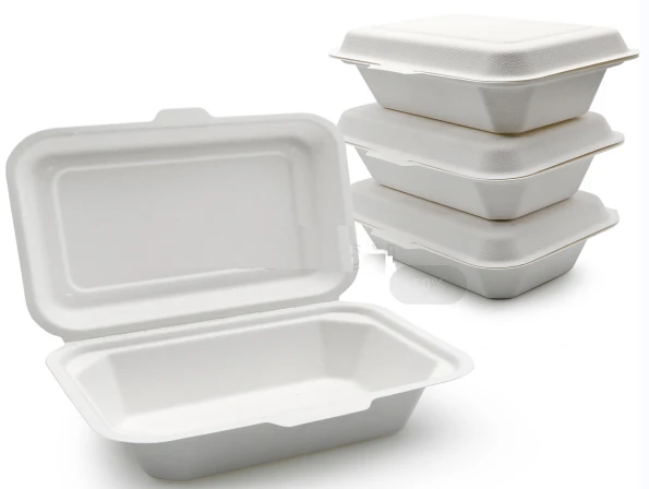Bagasse untuk pergi ke bekas dengan penutup