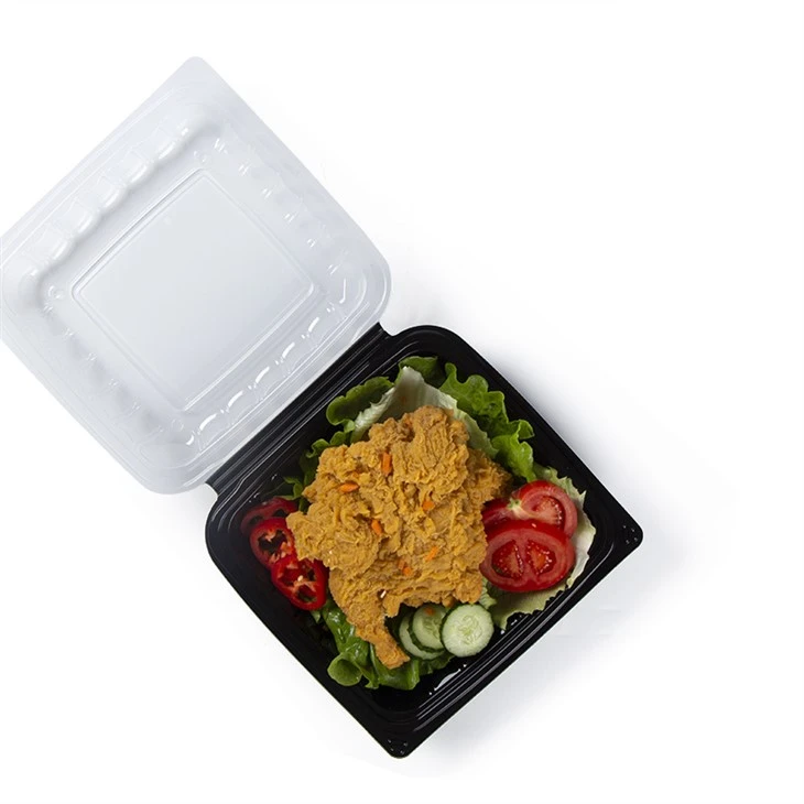 Bekas Plastik Ambil Pergi Makanan Panas