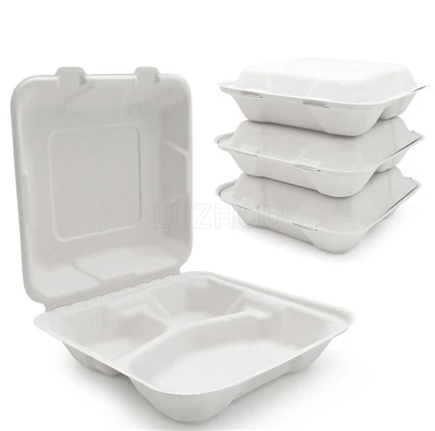 Bekas Bagasse Makanan Untuk Pergi