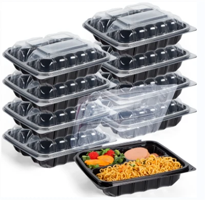3Compartments PP To Go Container For Food