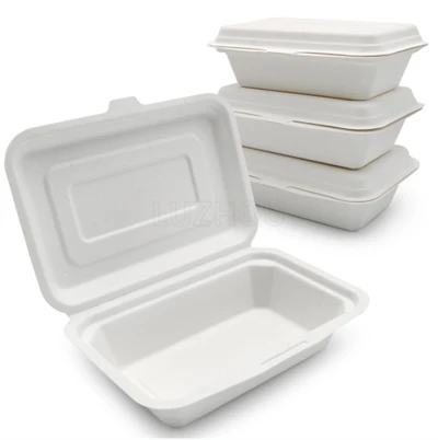 Untuk Pergi Bekas Dengan Penutup Bagasse Pakai Pakai