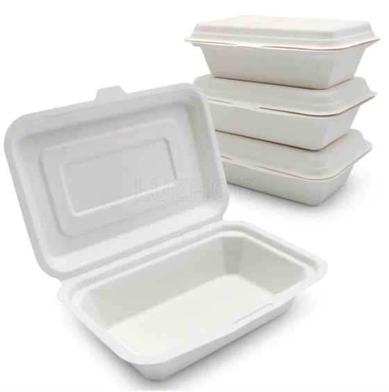 Untuk Pergi Bekas Dengan Penutup Bagasse Pakai Pakai