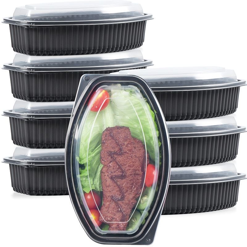 28 oz bekas makanan bujur