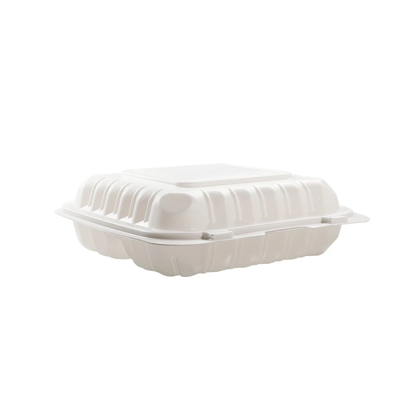 3 Kompartmen Hinged Lid Container