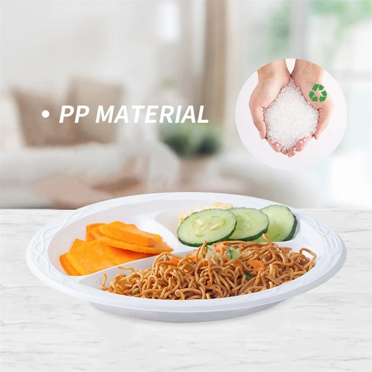 3 Compartment Plastic Plates high quality