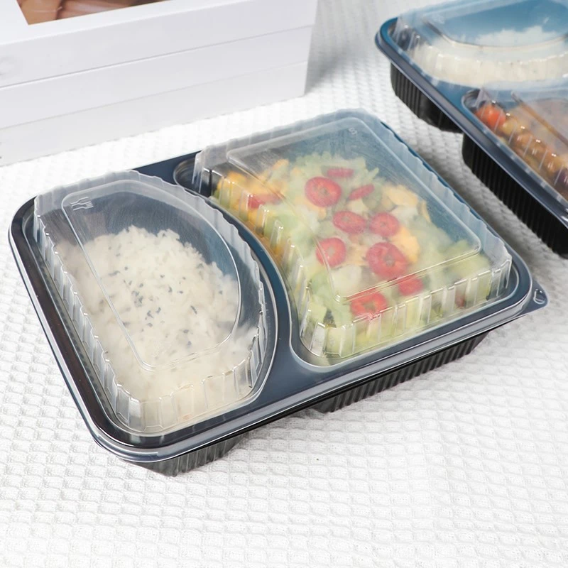 2 Compartment Food Containers