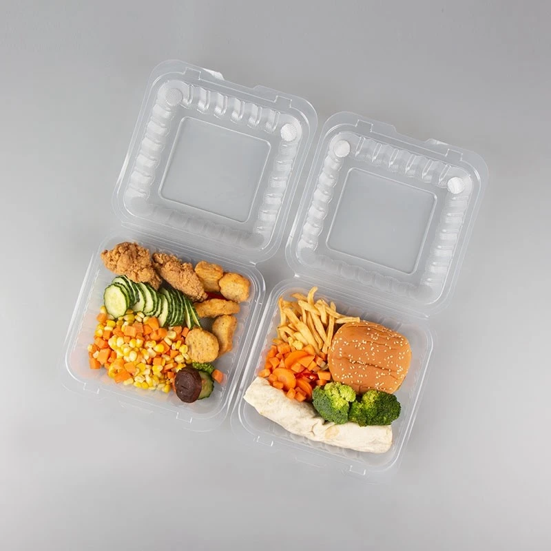 clear food togo boxes