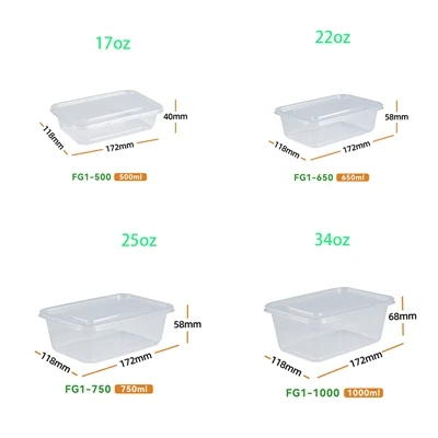 To-Go Plastic Food Containers To-Go Plastic Food Containers