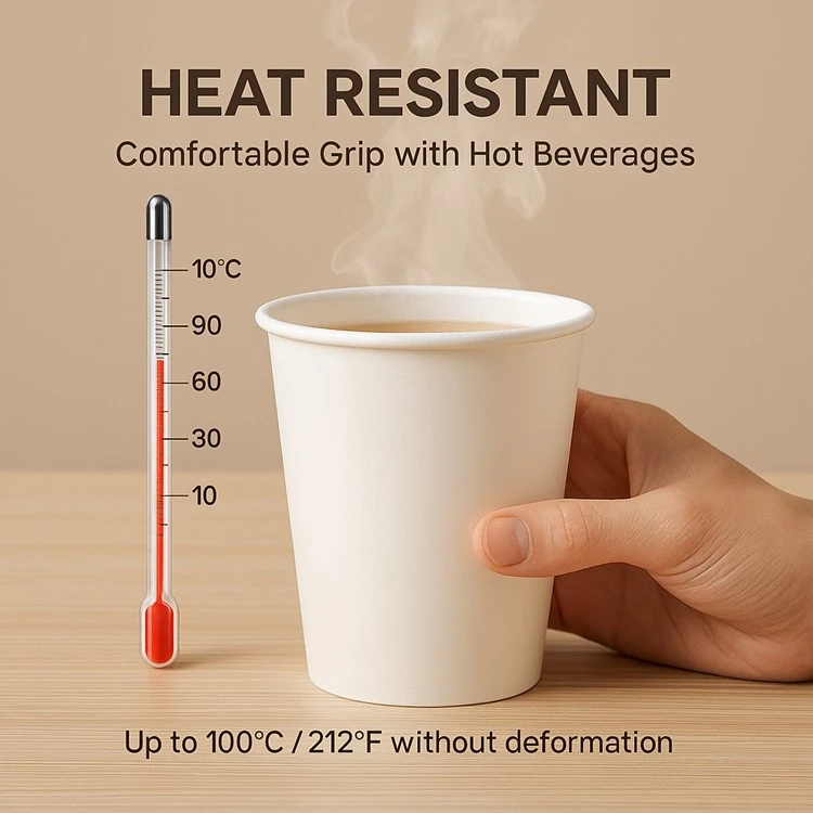 disposable paper coffee cups