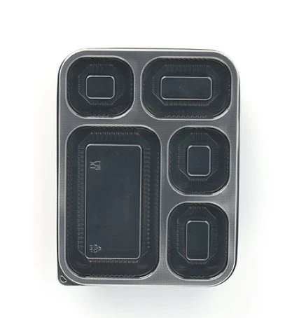 PP Leak Proof 5 compartment food prep box PP Leak Proof 5 compartment food prep box