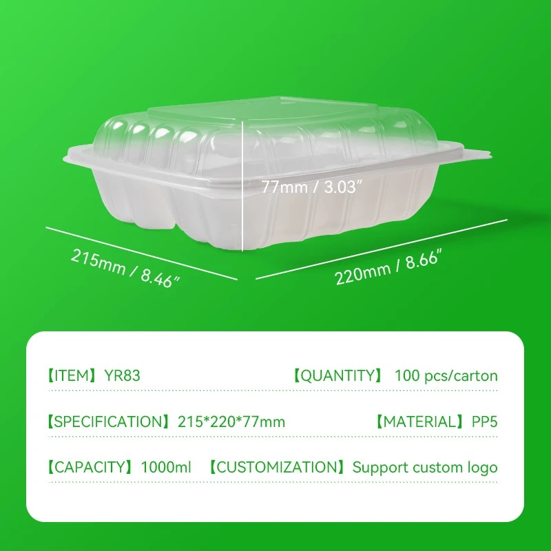 hinged food containers