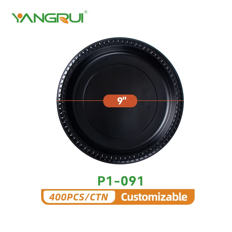1 compartment plastic plates