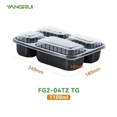 4-compartment To-go Containers